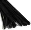 6 Pack CousinDIY Chenille Stems 6mmx12" 25/Pkg-Black A50026LQ-00470