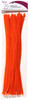 6 Pack CousinDIY Chenille Stems 6mmx12" 25/Pkg-Orange A50026N5-00477 - 191648093971