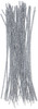 6 Pack CousinDIY Tinsel Stems 3mmx12" 35/Pkg-Silver 4000089-3