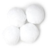 6 Pack - CousinDIY Pom-Poms 3" 4/Pkg-White - POM3IN-00773