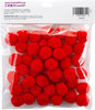 6 Pack - CousinDIY Pom-Poms .75" Inch 45/Pkg-Red - 5A002F7D-00794