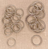 Jewelry Made By Me Large Split Rings 25/Pkg-Silver - 22190219