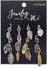 Jewelry Made By Me Charms 12/Pkg-Leaves 22190121 - 842702146699