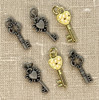 Jewelry Made By Me Charms 6/Pkg-Key - P185998G