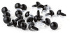 6 Pack - CousinDIY Shank Back Solid Eyes 9mm 8/Pkg-Black - 40000420 6 Pack - CousinDIY Shank Back Solid Eyes 9mm 8/Pkg-Black - 40000420