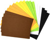 3 Pack - CousinDIY Adhesive Back Stiff Felt Sheets 6"X9" 18/Pkg-Bold Colors - 40000537