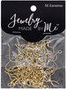 Jewelry Made By Me Earwire Fish Hook 56/Pkg-Gold 22190224 - 842702146828