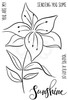 Woodware Clear Stamps 4"X6"-Singles Lily Sketch JGS760