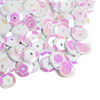 12 Pack - CousinDIY Cupped Sequins-White Iridescent, 8mm 200/Pkg - 5A002F8C-871
