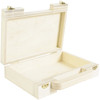 Multicraft Wood Storage Case With Handle-8.1" WS902