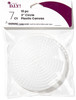 12 Pack Cousin Plastic Canvas Shape 7 Count 3" 10/Pkg-Circle Clear 40000730 - 191648095654