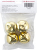 3 Pack - CousinDIY Jingle Bells 1.375" 4/Pkg-Gold - 40000629-629
