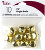 6 Pack CousinDIY Jingle Bells .75" 10/Pkg-Gold 40000634 - 191648094978