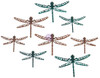 Finnabair Mechanicals Metal Embellishments-Scrapyard Dragonflies, 8/Pkg 968526