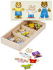 Melissa & Doug Wooden Bear Family Dress Up Puzzle 45pcsMD3770