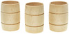 Craft Medley Mini Wood Barrel 35x25mm 3/PkgCW670