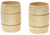 Craft Medley Mini Wood Barrel 2/Pkg-2"X1.5" - CW671