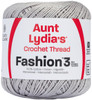 Aunt Lydia's Fashion Crochet Thread Size 3-Silver - 182-435 - 073650056390