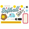 Simple Stories Simple Pages Page Pieces-Softball SSSPPP-15941 - 810046695036