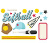 Simple Stories Simple Pages Page Pieces-Softball - SSSPPP-15941 - 810046695036