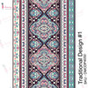 Dress My Craft Transfer Me Sheet A4-Traditional Design #1 - DMCD4050