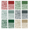 Simple Stories Color Vibe Alpha Sticker Book 12/Sheets-Winter, 1758/Pkg CVS15825 - 810046694619