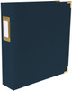We R Paper Wrapped D-Ring Album 8.5"X11"-Navy WRPWAL8-160
