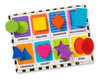 Melissa & Doug Chunky Puzzle 6pcs 12"X9"-Shapes MDCP-3730