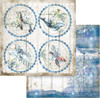 Stamperia Double-Sided Paper Pad 12"X12" 10/Pkg-Romantic Sea Dream, 10 Designs/1 Each SBBL87