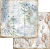 Stamperia Double-Sided Paper Pad 12"X12" 10/Pkg-Romantic Sea Dream, 10 Designs/1 Each SBBL87