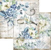 Stamperia Double-Sided Paper Pad 12"X12" 10/Pkg-Romantic Sea Dream, 10 Designs/1 Each SBBL87
