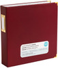 We R Paper Wrapped D-Ring Album 8.5"X11"-Maroon WRPWAL8-157 - 633356616122