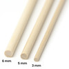 CousinDIY Dowel Rod .25"X12" 10/Pkg-Natural - 40000530