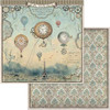 Stamperia Double-Sided Paper Pad 8"X8" 10/Pkg-Voyages Fantastiques, 10 Designs/1 Each - SBBS30