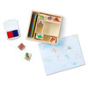 Melissa & Doug Wooden Stamp Set-Dinosaur - MDSS-1633 Melissa & Doug Wooden Stamp Set-Dinosaur - MDSS-1633
