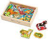 Melissa & Doug Wooden Magnet Set 20/Pkg-Animals - MD475 Melissa & Doug Wooden Magnet Set 20/Pkg-Animals - MD475