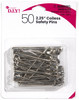 CousinDIY Coiless Safety Pins 50/Pkg-Nickel 40000860 - 191648096569