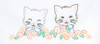 Jack Dempsey Stamped Pillowcases W/White Perle Edge 2/Pkg-Kittens - 1600 755 Jack Dempsey Stamped Pillowcases W/White Perle Edge 2/Pkg-Kittens - 1600 755