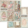 Stamperia Double-Sided Paper Pad 12"X12" 10/Pkg-Passion, 10 Designs/1 Each SBBL84