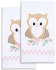 Jack Dempsey Stamped Decorative Hand Towel Pair 17"X28"-Owl on Branch 320 795