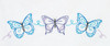 Jack Dempsey Stamped Pillowcases W/White Perle Edge 2/Pkg-Brilliant Butterflies 1600 859