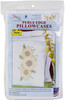 Jack Dempsey Stamped Pillowcases W/White Perle Edge 2/Pkg-Golden Sunflowers 1600 721 - 013155857214