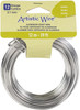 Artistic Wire Aluminum Craft Wire 12ga-Silver Tone AWB12010 - 035926128200