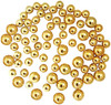 6 Pack Buttons Galore Pearlz Embellishment Pack 15g-Golden PRLZ-107