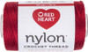 3 Pack - Red Heart Nylon Crochet Thread Size 18-Red - 138-91