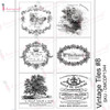 3 Pack - Dress My Craft Transfer Me Sheet A4-Vintage Tile #8 - DMCD1344