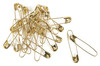 CousinDIY Coiless Safety Pins 25/Pkg-Gold 40000861