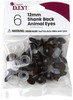 CousinDIY Shank Back Animal Eyes Brown 6/Pkg-12mm - 40000423 - 191648093643