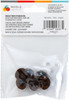 CousinDIY Shank Back Animal Eyes Brown 6/Pkg-18mm - 40000423-426
