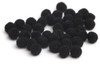 CousinDIY Pom-Poms 5mm 40/Pkg-Black - POM5MM-00807